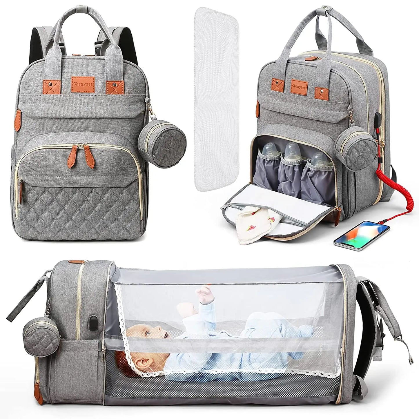 Smart 3-in-1 Diaper Bag