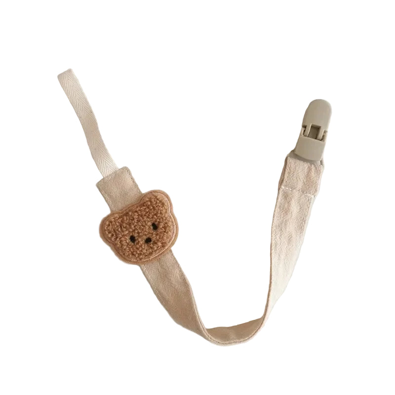 Cute Bear Pacifier Clip