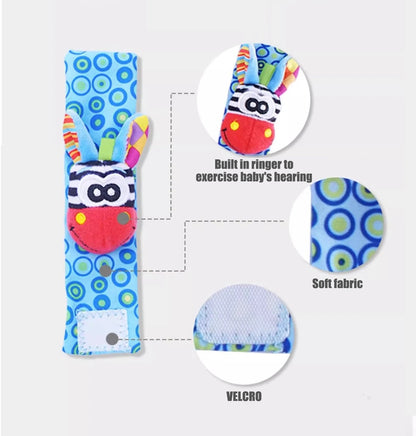 Wrist & Foot Rattle Toy Set