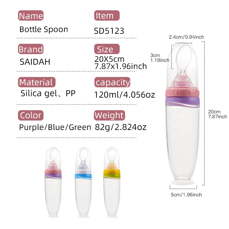 Baby Food Bottle Spoon