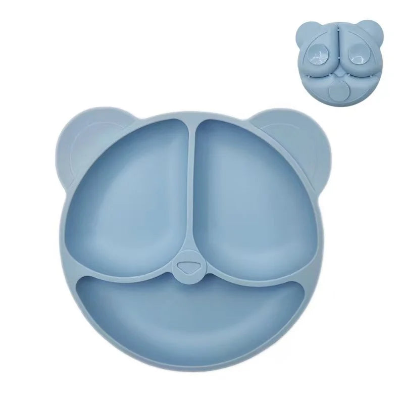 Baby Silicone Divided Plate