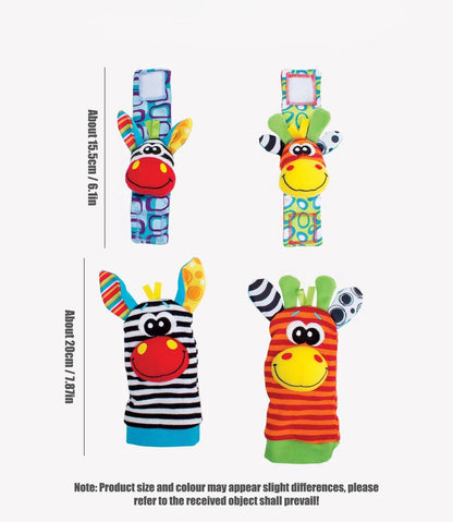 Wrist & Foot Rattle Toy Set