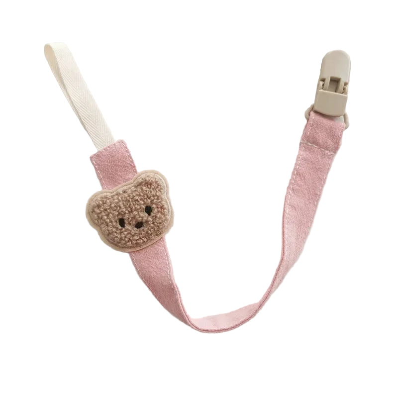 Cute Bear Pacifier Clip
