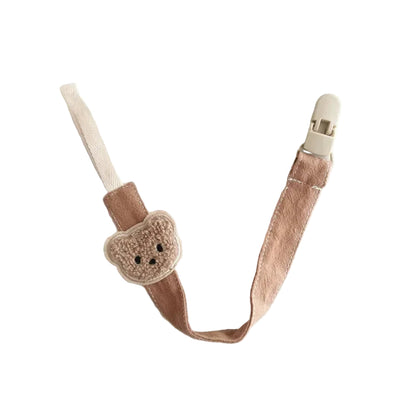 Cute Bear Pacifier Clip