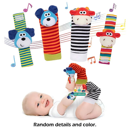Wrist & Foot Rattle Toy Set